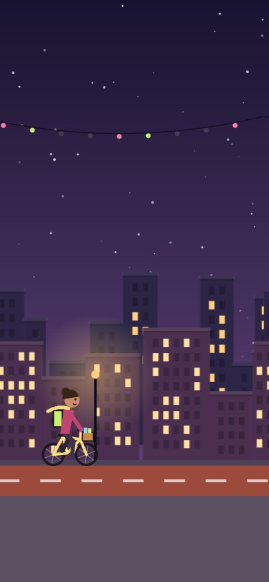 Start screen of the demo game